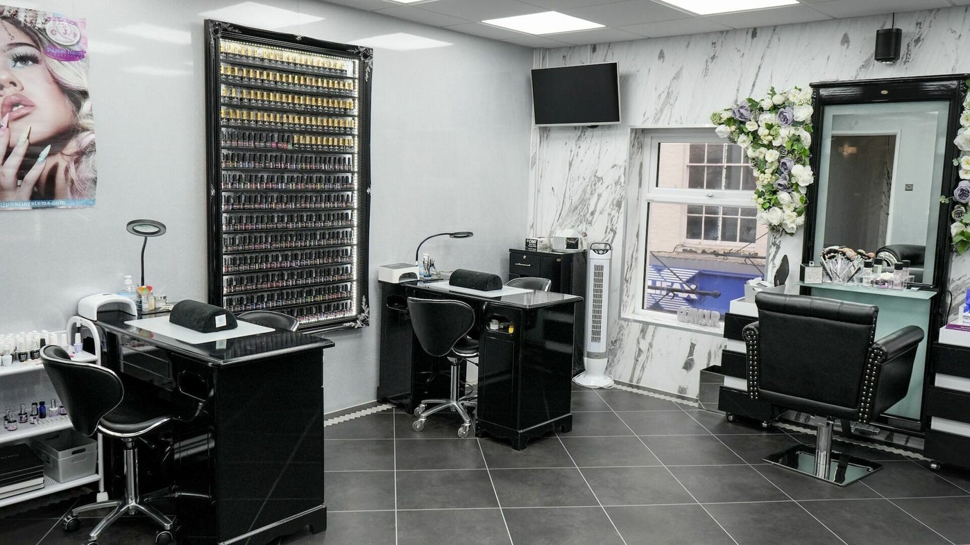 The nail bar at Bright Smiles Beauty