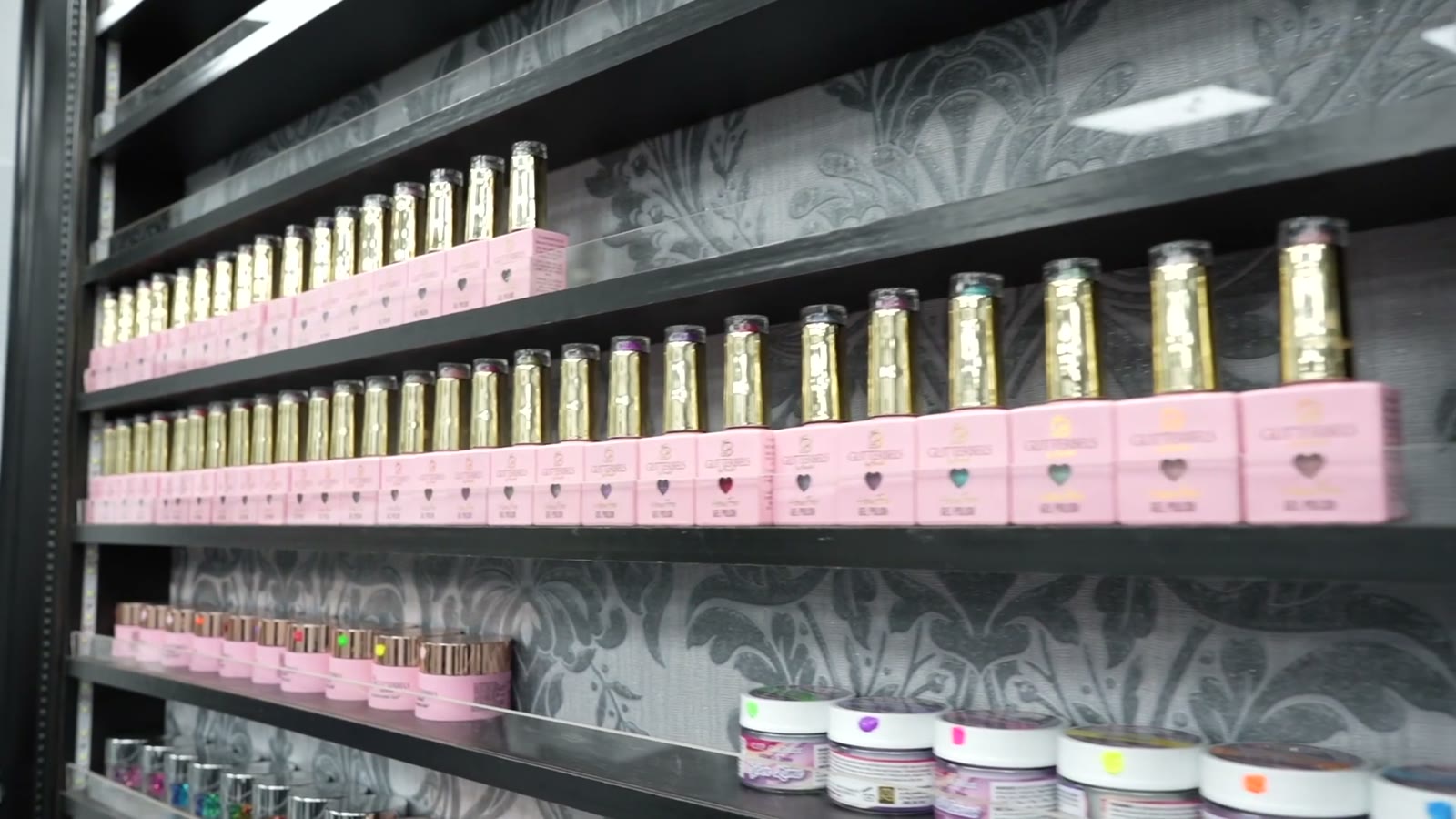Hundreds of shades to choose from at Bright Smiles Beauty